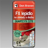 DEN BRAVEN FX flexi lepidlo na obklady a dlažbu QUARTZ FX C2TE 25kg šedá